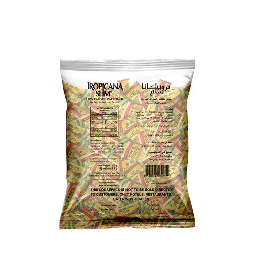 TROPICANA SLIM LOW CALORIE SWEETENER 12X100 SACHETS